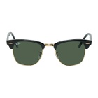 Ray-Ban Black and Gold Clubmaster Classic Sunglasses