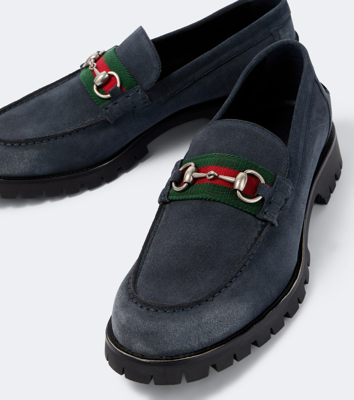 Gucci Horsebit suede loafers