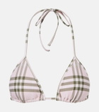 Burberry Burberry Check bikini top