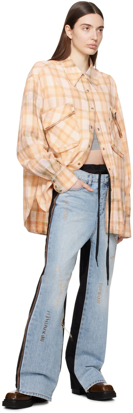 Y Front Denim Trousers