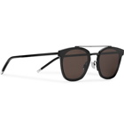 Saint Laurent - Aviator-Style Black Metal Sunglasses - Men - Black