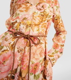 Zimmermann Floral linen maxi dress