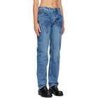 Stefan Cooke Blue Braided Jeans