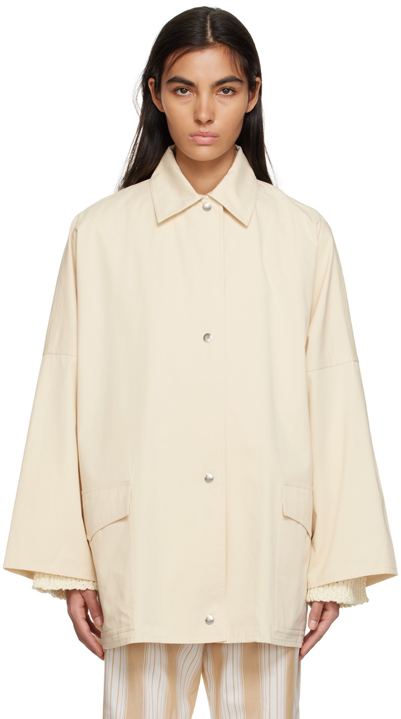 ジャケット Toteme Jackets Beige TOTEME Beige Cropped Jacket Toteme