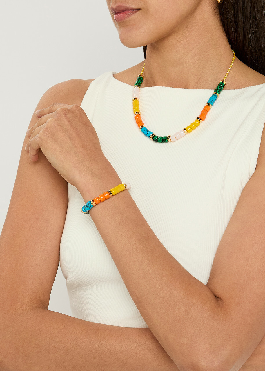 Eliou Millie Beaded Cord Bracelet - Multicoloured 1 - One Size