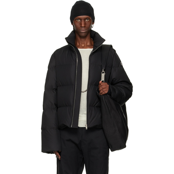 Photo: Rick Owens Moncler + Rick Owens Black Cyclopic Down Jacket