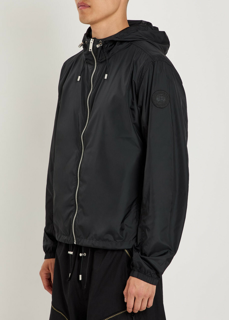 Canada Goose Drift Hooded Logo-appliquéd Shell Jacket Black