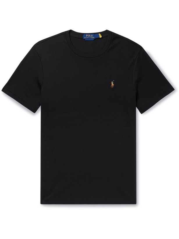 Photo: POLO RALPH LAUREN - Cotton-Jersey T-Shirt - Black