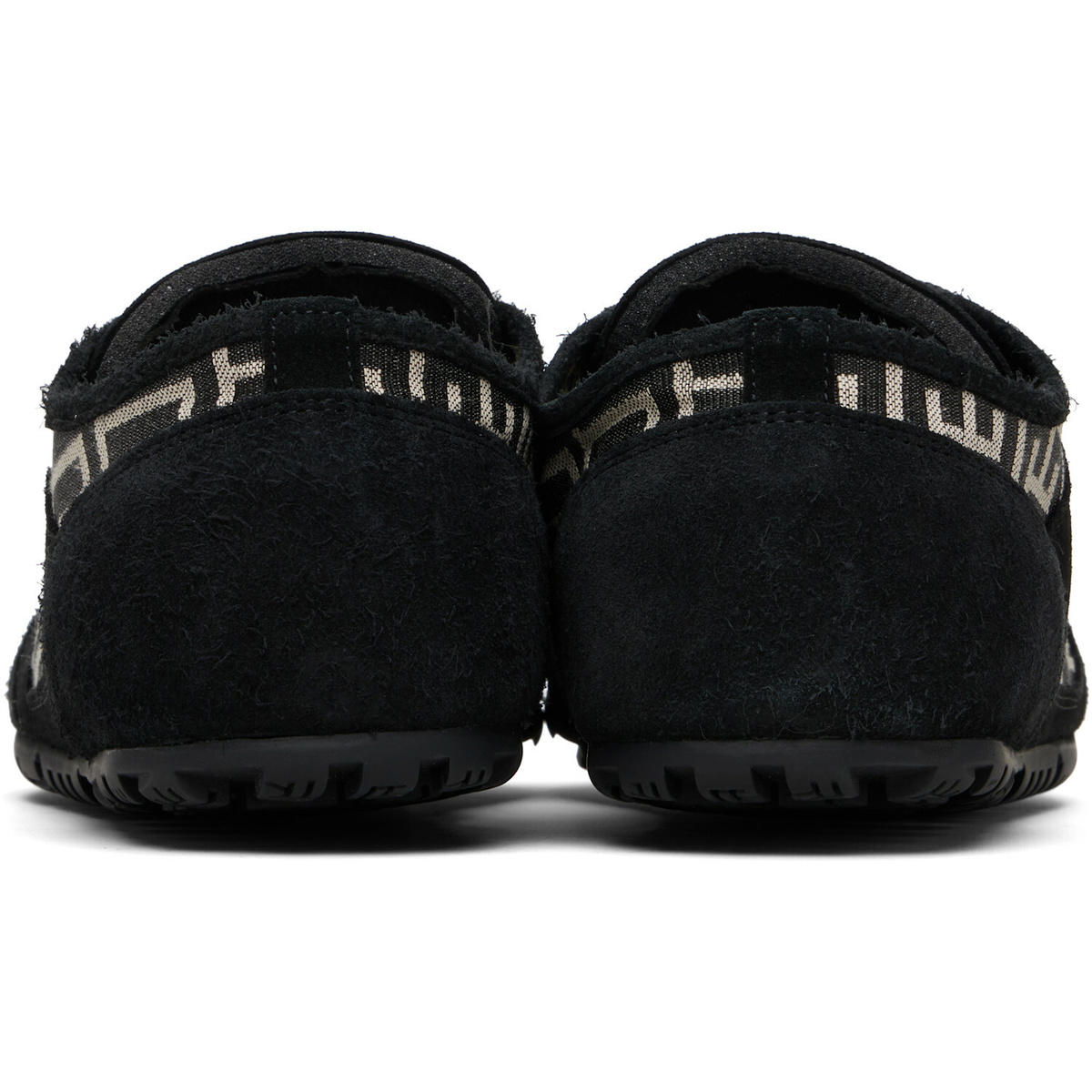 BALMAIN Black Racer 45 Monogram Jacquard Sneakers