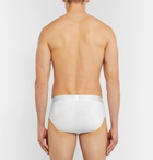 Calvin Klein Underwear - Stretch-Modal and Cotton-Blend Briefs - Men - White