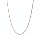 Miansai 3mm Matte Oxidised and Polished Mixed Metal Necklace