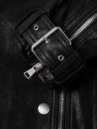 Balmain - Quilted Leather Jacket - Black