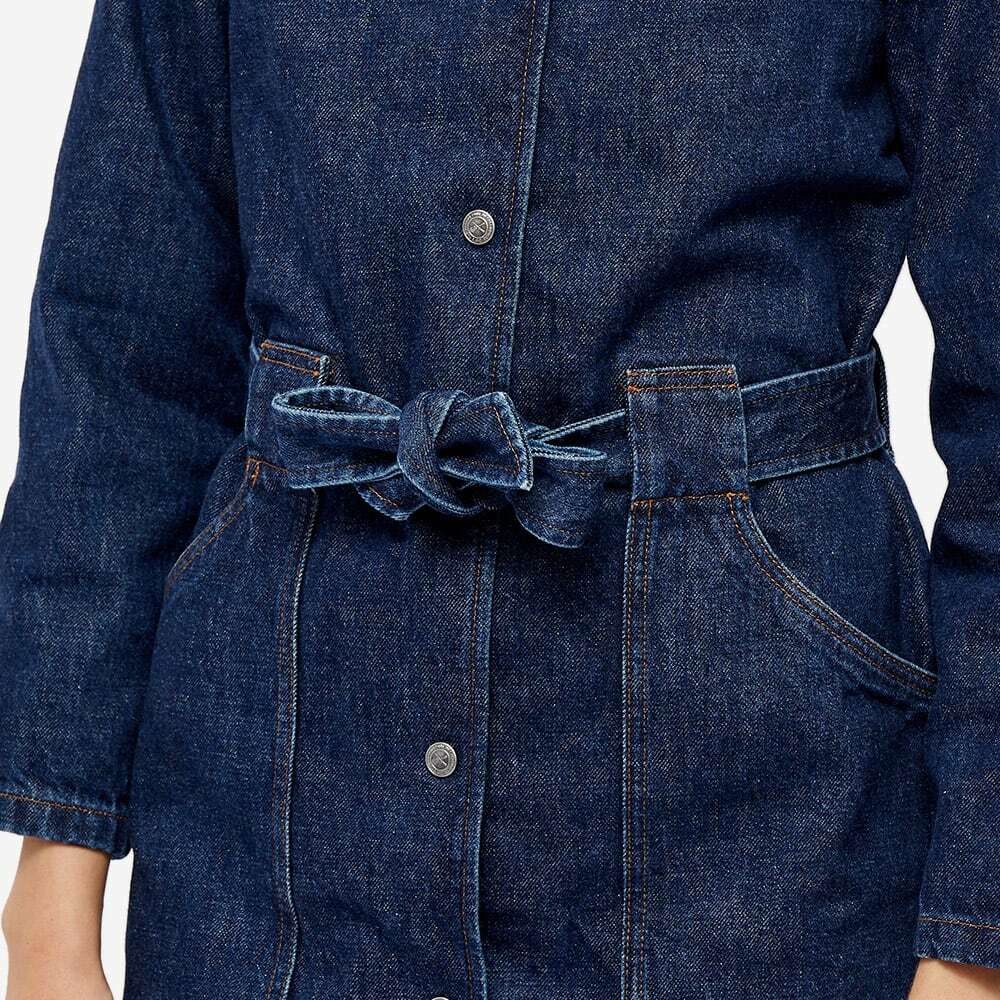 A.P.C. Women's A.P.C Winter Denim Dress in Ial Washed Indigo A.P.C