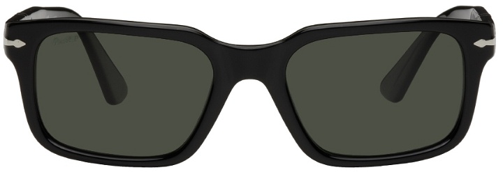 Photo: Persol Black Rectangular Sunglasses