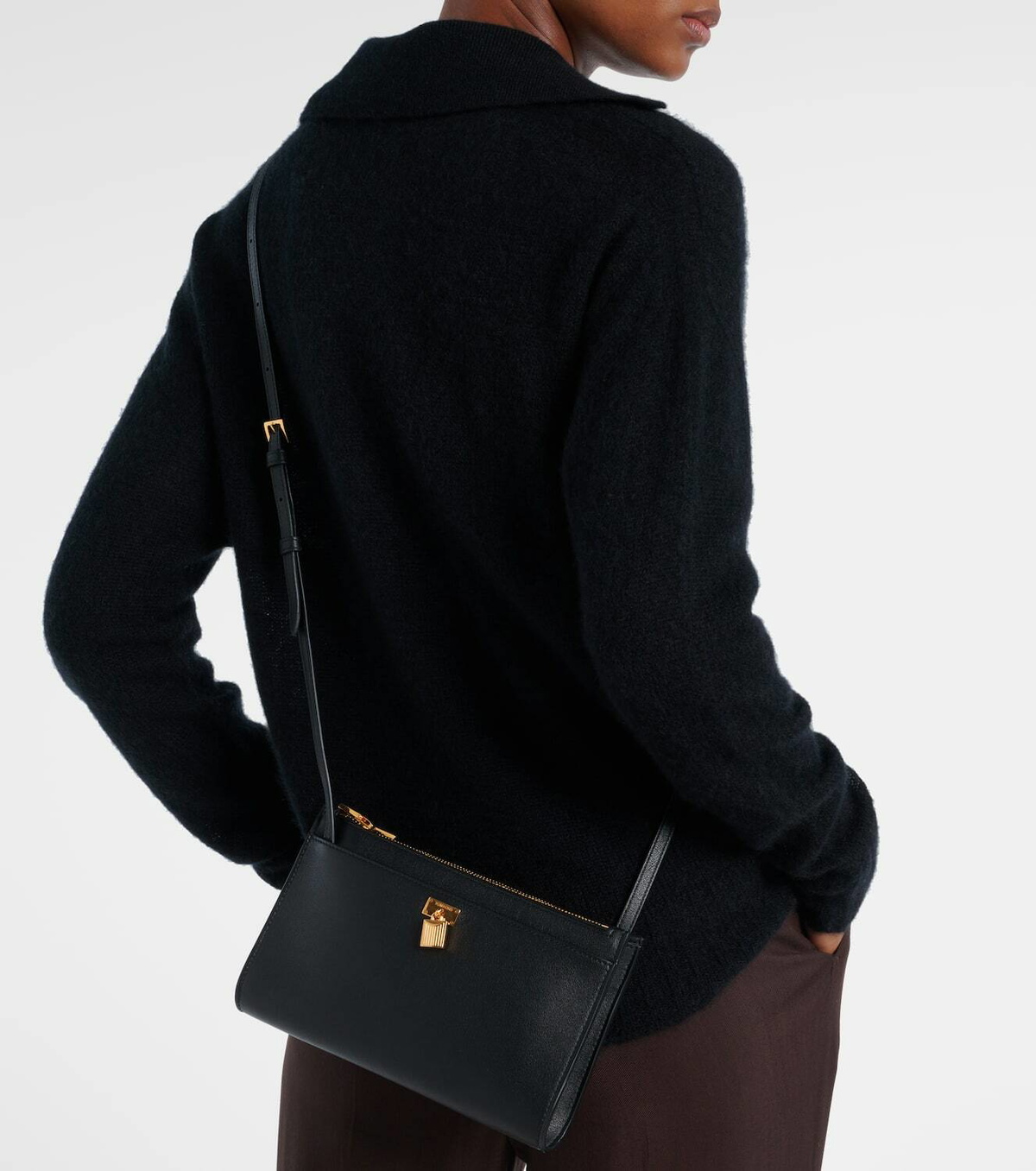 Tom Ford Padlock Mini leather crossbody bag
