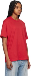 Comme des Garçons Shirt Red Crewneck T-Shirt