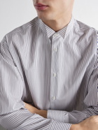 TOTEME - Striped Cotton-Poplin Shirt - White