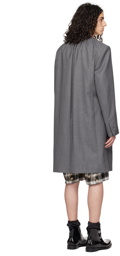 We11done Gray Two-Button Coat