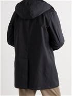 MACKINTOSH - Cambridge Bonded Cotton Hooded Trench Coat - Black