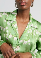 Bernadette Louis Floral-print Stretch-silk Pyjama Shirt Multi Print