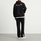 Casablanca Men's Loopback Casa Chrome Full Zip Hoodie in Black
