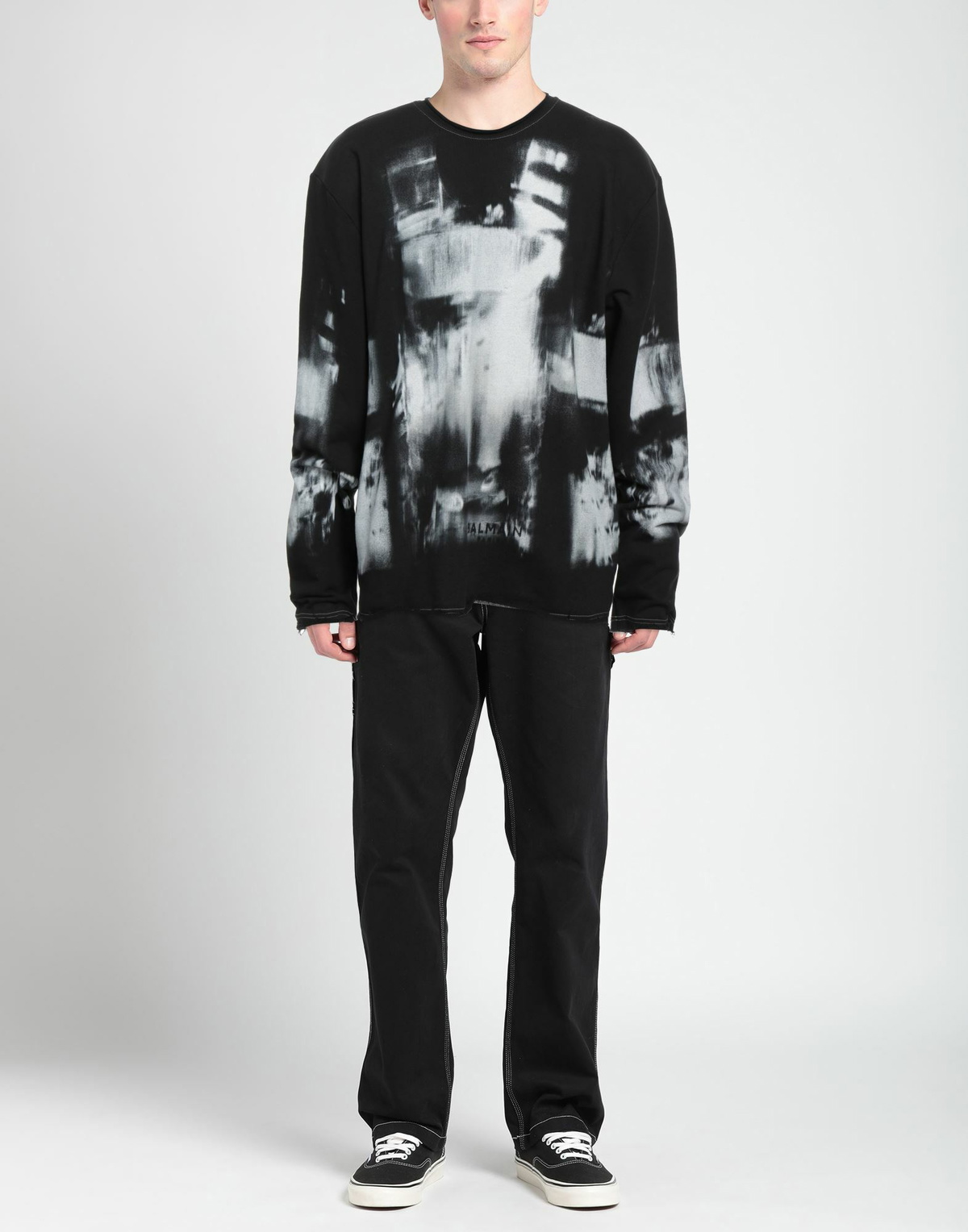 Balmain Mens Sweatshirt in Black