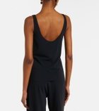 Eres Curl cutout jersey top