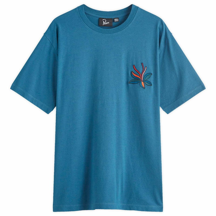 Photo: By Parra Men's The Stand Off T-Shirt in Deep Sea Green
