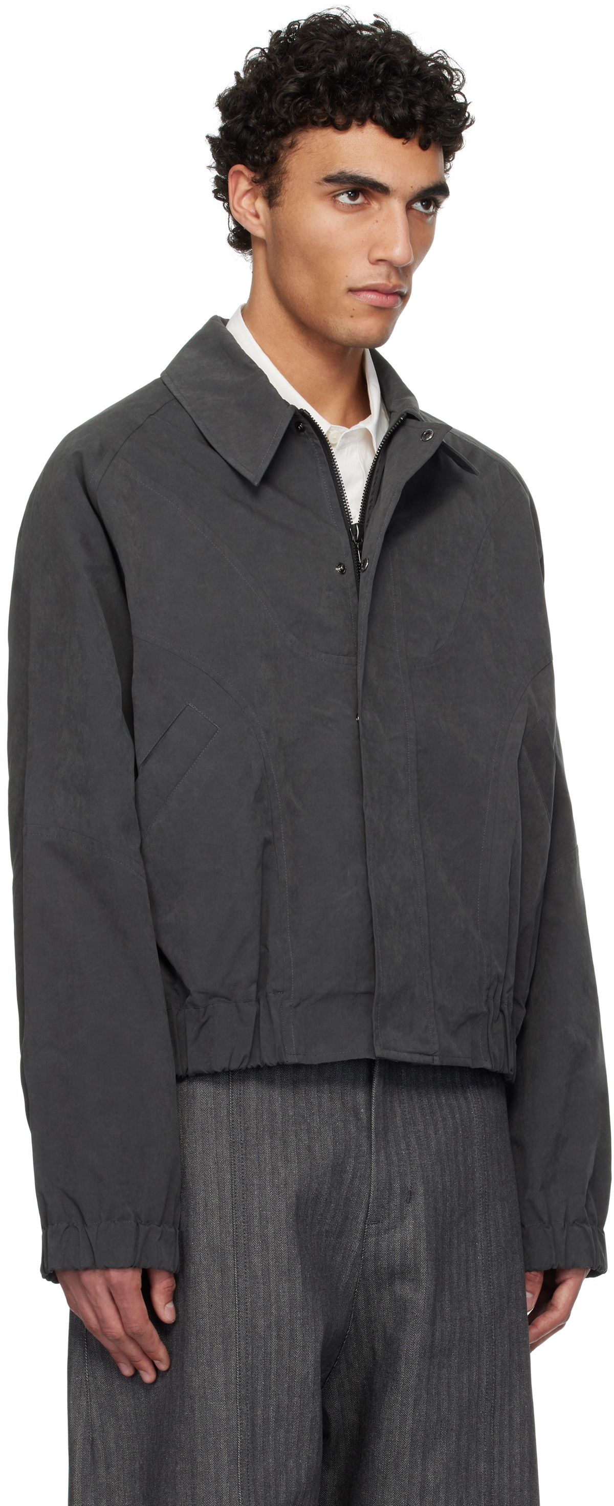 Sage NATION jiji jacket グレー SAGE NATION Gray Jiji Jacket SAGE NATION