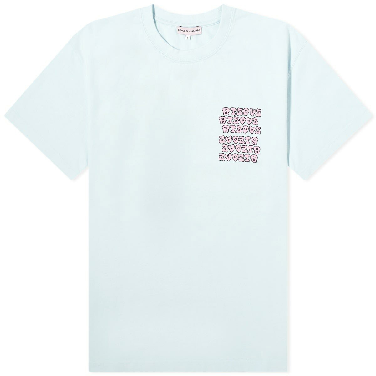 Bisous Skateboard Women's s x3 Logo T-Shirt in Forest Bisous