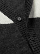 MCQ - Jacquard-Knit Cardigan - Black