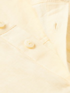 Onia - Linen Grandad-Collar Shirt - Yellow