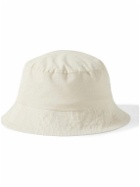 Ninety Percent - Garment-Dyed Organic Cotton-Blend Twill Bucket Hat - Neutrals