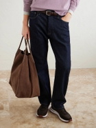 Loro Piana - Bale Extra-Large Leather-Trimmed Full-Grain Nubuck Tote Bag