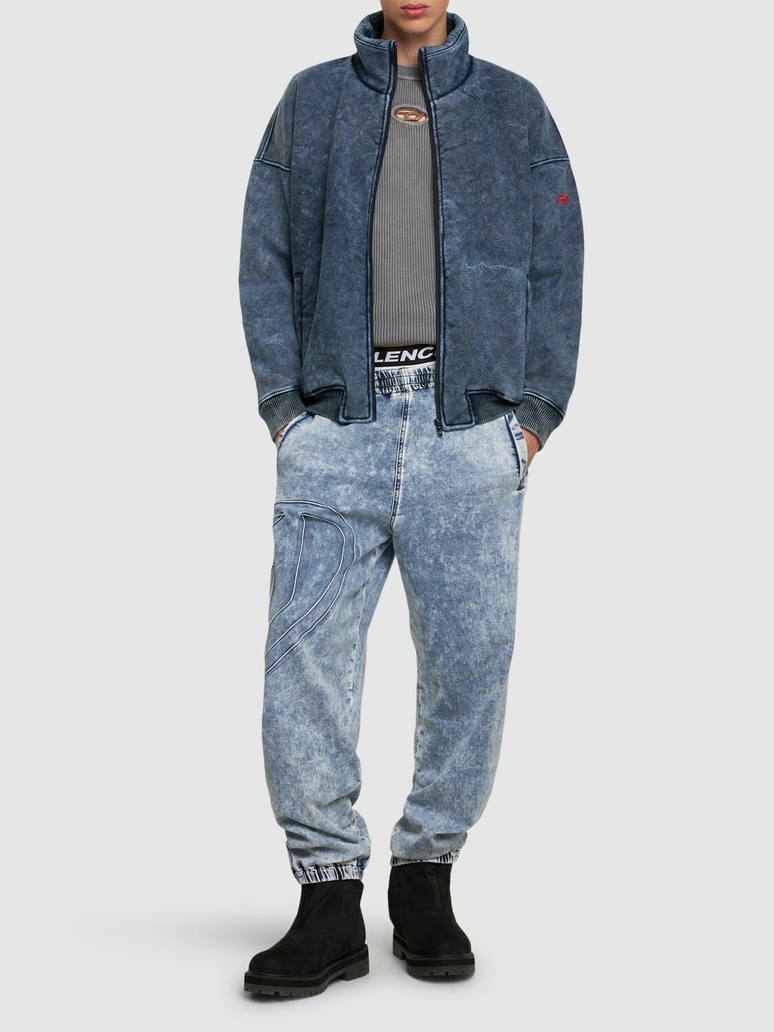 【冬物セール】DIESEL S-Batel ジャケット XL Diesel S-Batel デニムジャケット | ブルー | FARFETCH JP