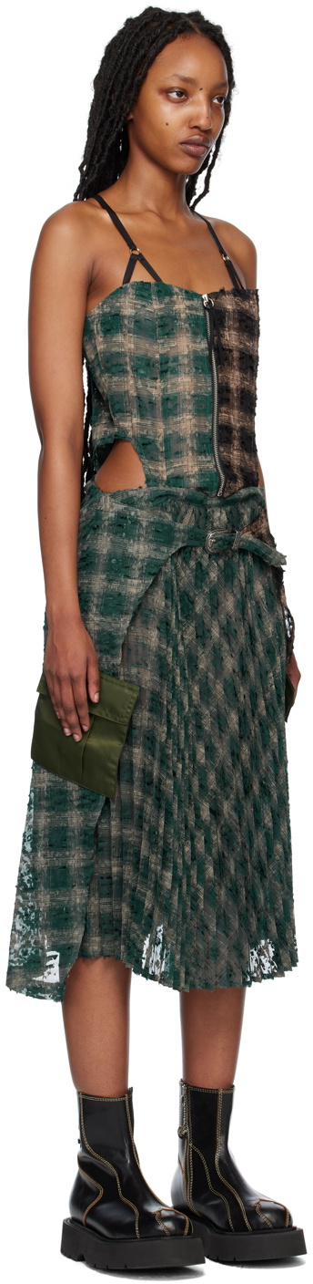 Andersson Bell Green Maja Midi Dress