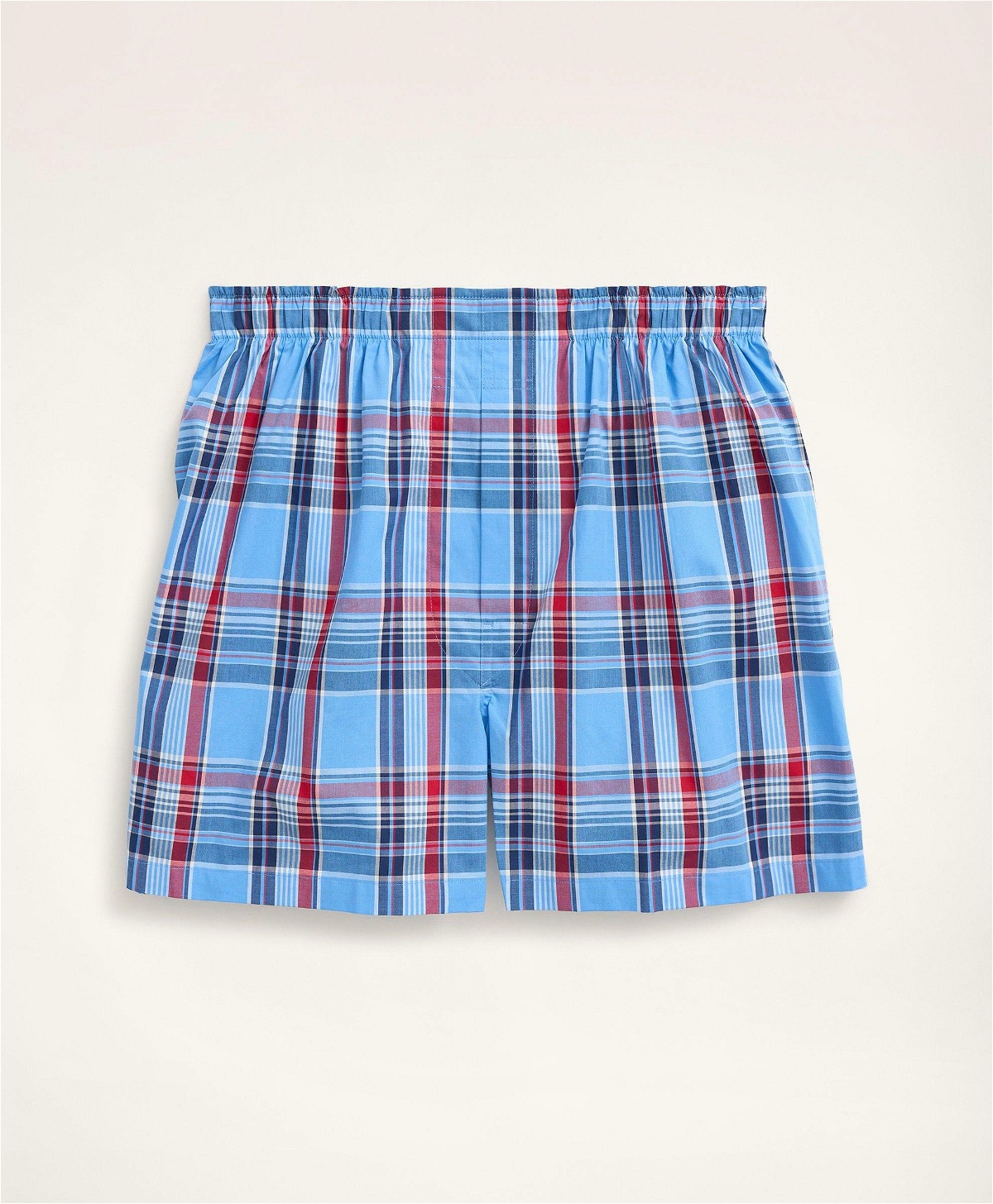Brooks Brothers Men's Madras Boxers | Blue/Red/Navy