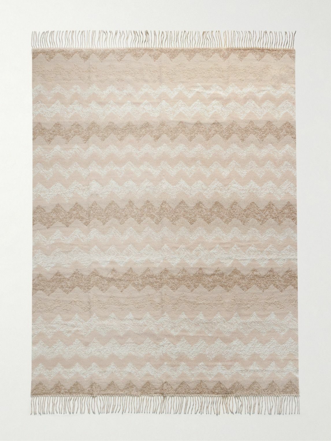 Missoni Home - Gessetti Striped Jacquard-Knit Wool-Blend Blanket