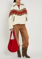 Isabel Marant étoile Marner Jacquard Bouclé Sweatshirt Ecru