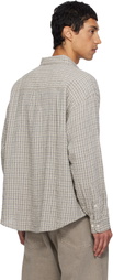 mfpen Gray Button Down Shirt