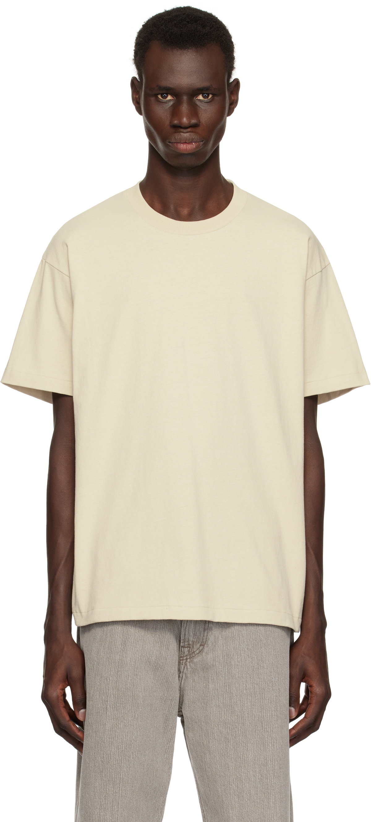 John Elliott Beige University T-shirt
