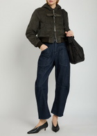 Our Legacy Coast Quilted Corduroy Jacket Dark Brown
