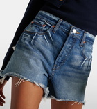 Re/Done Low-rise denim shorts