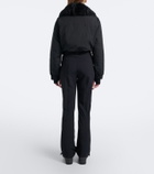 Moncler Grenoble Belted shearling-trimmed ski suit