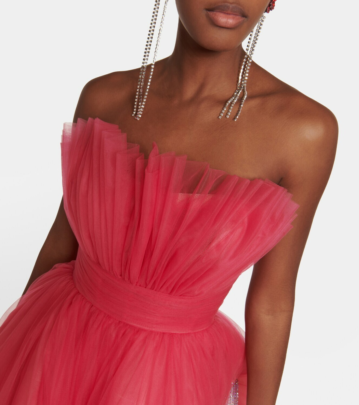 Monique lhuillier velvet fashion bodice appliqué tulle cocktail dress