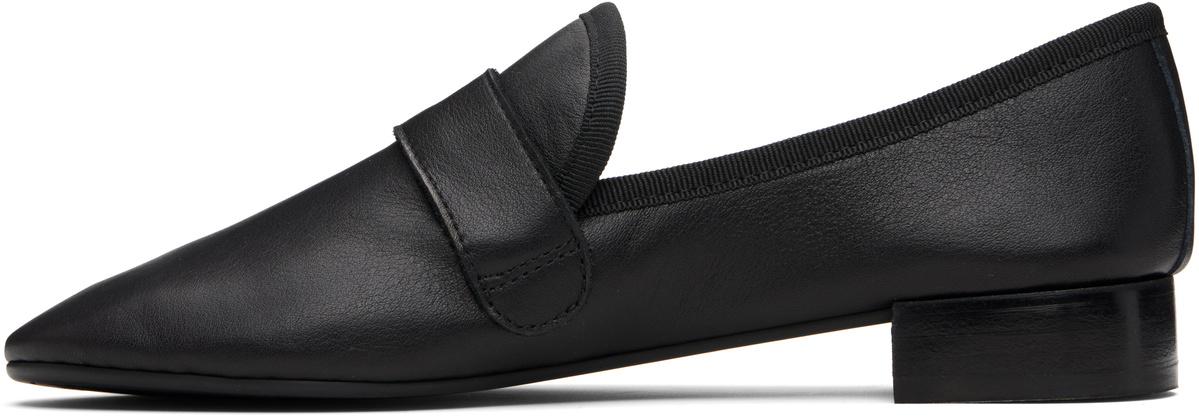 Repetto Black Michael Rubber-Sole Loafers