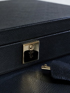 Smythson - Panama Cross-Grain Leather Poker Set