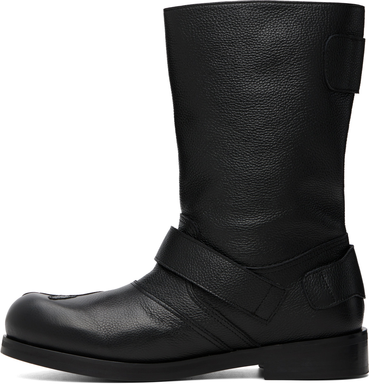 Stefan Cooke Black Pegasus Biker Boots