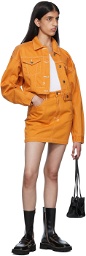 Ksubi Orange Billie Denim Jacket