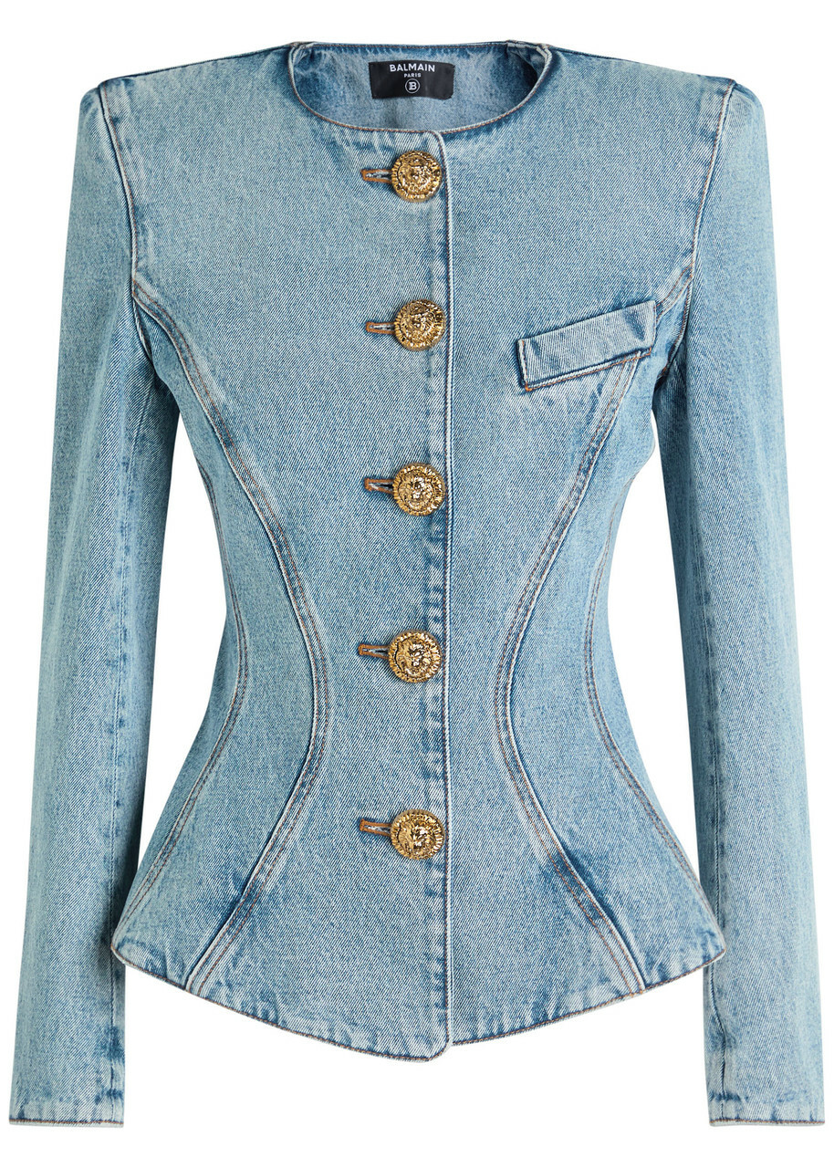 Balmain Panelled Denim Jacket